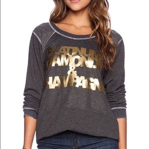 Chaser XS  Metallic Graphic Sweatshirt